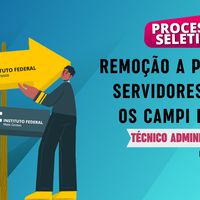 Pró-Pessoas abriu hoje (21) edital de remoção para servidores técnicos administrativos em educação