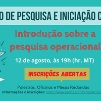 CAPA_palestra Introdução à Pesquisa Operacional